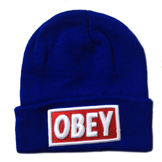 Bonnet OBEY [Bleu] - Cliquez sur l'image pour la fermer